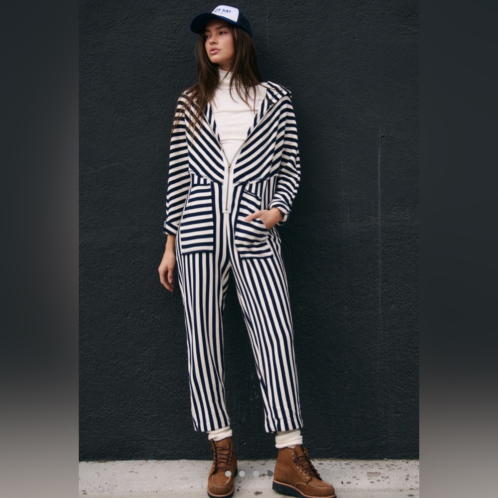 Free People Cruel Summer Jumper - Nautical Stripe Combo/M